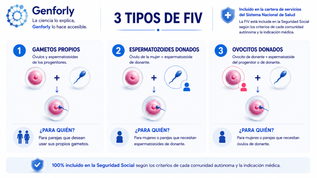 tipos de fecundación in vitro